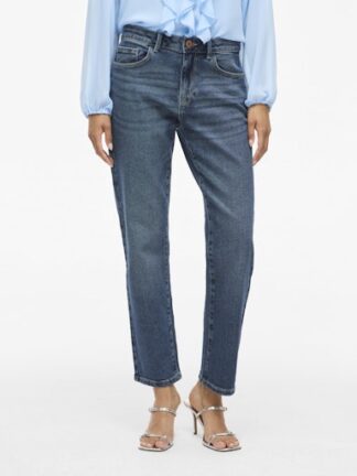 Vialice rw straight jeans Medium Blue