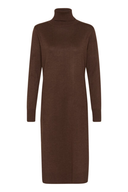 Milasz Roll neck long dress Dark oak - Bild 2