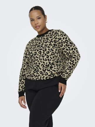 Caribi o-neck knit black/humus