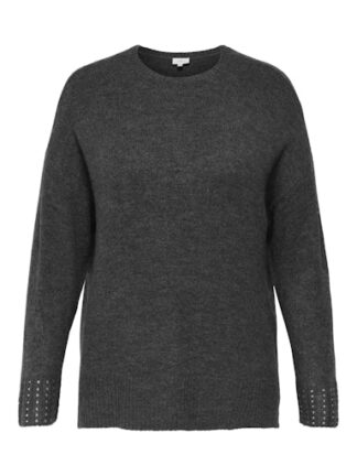 Carohio o-neck bling pullover Dark Grey