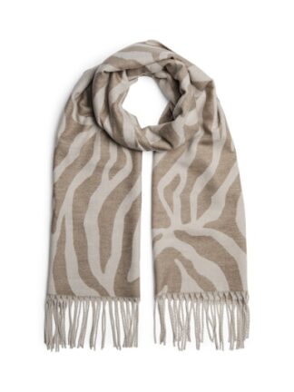 Pcelin long scarf silver linning