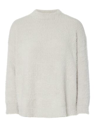 Pcovy mock neck knit Silver lining