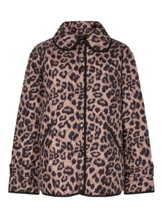 Pcemily short quilt jacket natural/leo
