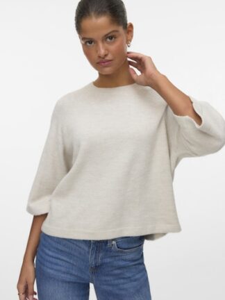 Vmlefile o-neck pullover pumice stone