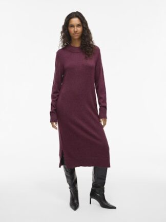Viril crew dress fig/dark melan