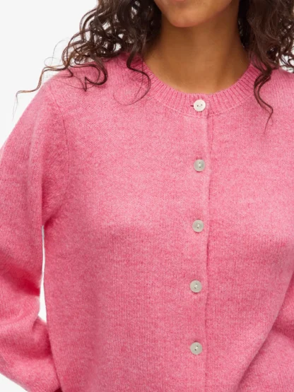 Vigladys o-neck knit cardigan pink - Bild 2