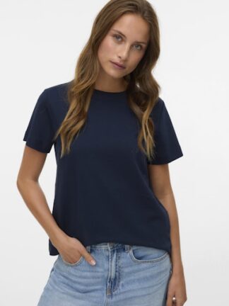 Awnaima o-neck t-shirt dark sapphire