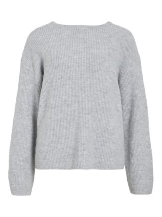 Viretta o-neck knit light grey