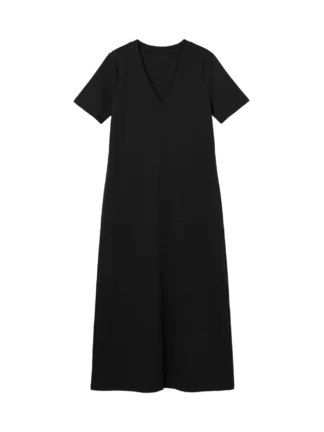 Vmsmilla front slit dress Black