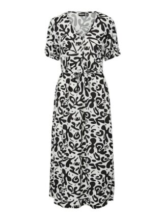 Pcbarri midi v-neck dress