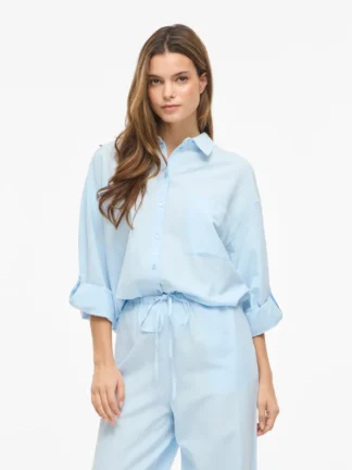 Viprisilla loose shirt blue