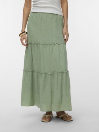 Awkeeley long skirt Basil