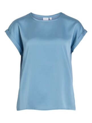 Viellette satin top Blue