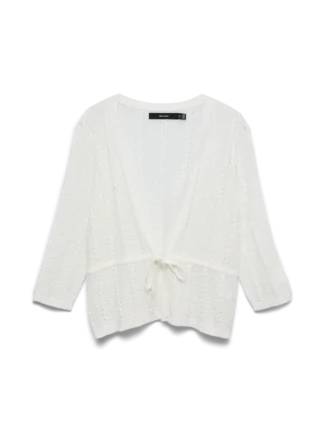 Vmlux v-neck cardigan White