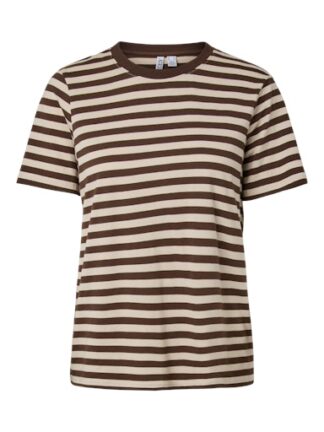 Pcria tee stripes Hot Fudge